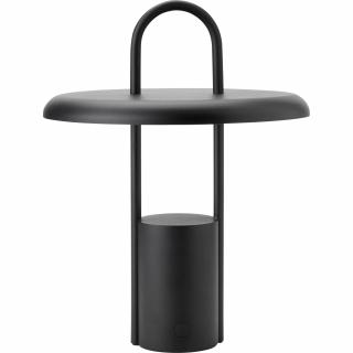 Stelton PIER hordozható asztali lámpa, 25 cm, LED, fekete