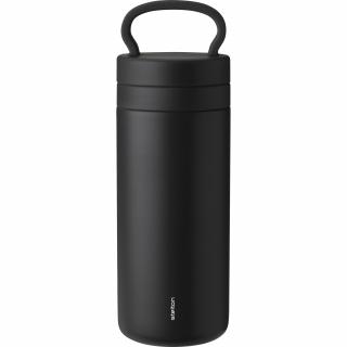 Stelton TABI utazóbögre, 400 ml, fekete