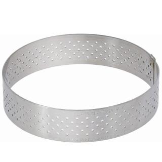 Sütőgyűrű 28,5 cm, kerek, magas, rozsdamentes acél, de Buyer
