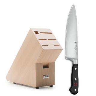 Szakácskés CLASSIC IKON 20 cm, késtömbbel, Wüsthof