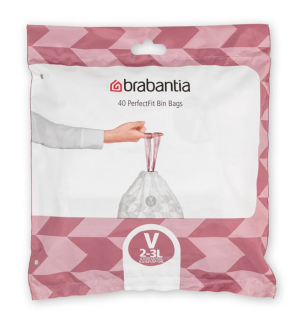 Szemeteszsákok V PERFECTFIT 3 l, 40 db, Brabantia