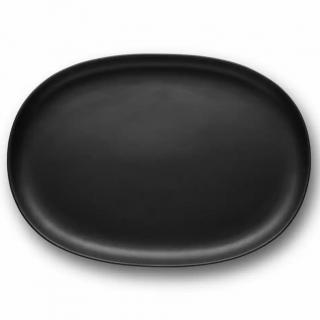 Tálaló tányér NORDIC KITCHEN 36 cm, fekete, kőedény, Eva Solo