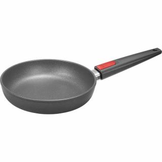 Tapadásmentes serpenyő TITANIUM NOWO 24 cm, indukcióhoz, levehető fogantyúval, titán bevonattal, WOLL