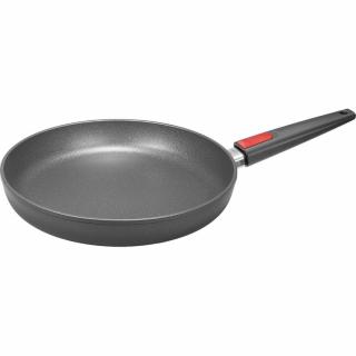 Tapadásmentes serpenyő TITANIUM NOWO 28 cm, indukciós főzőlappal, levehető fogantyúval, titán bevonattal, WOLL