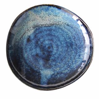 Tapas tányér INDIGO BLUE 16,5 cm, szabálytalan alakú, MIJ
