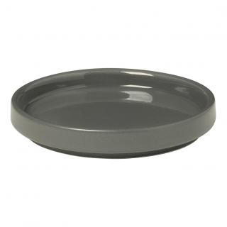 Tapas tányér PILAR, 10 cm, sötétszürke, kerámia, Blomus