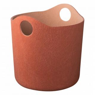 Tároló kosár TIGGY 42 x 44 cm, rusztikus barna, filc, Blomus