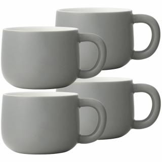 Tea csésze ISABELLA, 4 db szett, 250 ml, szürke, Viva Scandinavia