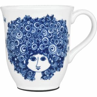 Tea csésze ROSALINDE 350 ml, kék, porcelán, Bjørn Wiinblad