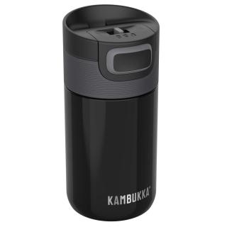 Thermos bögre ETNA 300 ml, koromfekete, rozsdamentes acél, Kambukka