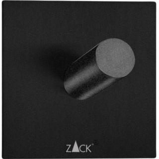 Törölköző akasztó DUPLO 5 cm, fekete, rozsdamentes acél, Zack