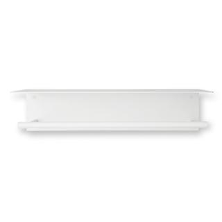 Törölköző polc DORA 50 cm, fehér, rozsdamentes acél, kemény LIVING