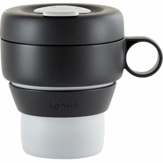 Utazási bögre MUG TO GO, 350 ml, szürke, Lékué