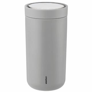 Utazási bögre TO GO CLICK 200 ml, puha világosszürke, Stelton