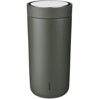 Utazási bögre TO GO CLICK 400 ml, lágy sötét erdei, Stelton