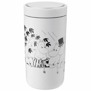 Utazási bögre TO GO CLICK MOOMIN 200 ml, puha fehér, Stelton