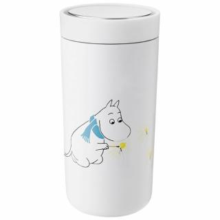 Utazási bögre TO GO CLICK MOOMIN 400 ml, frost, Stelton