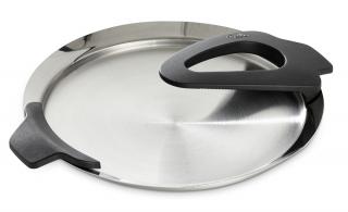 Üveg fedél INTENSA 24 cm, lapos, fém, Fissler