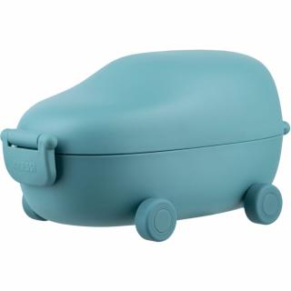 Uzsonnás doboz SNACKMOBILE, 2 rekeszes, kék, Alessi