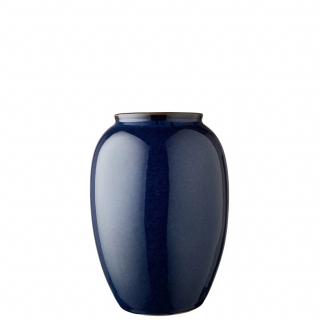 Váza 12,5 cm, kék, agyagból készült, Bitz