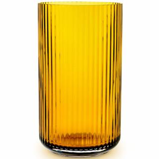 Váza 31 cm, amber, Lyngby
