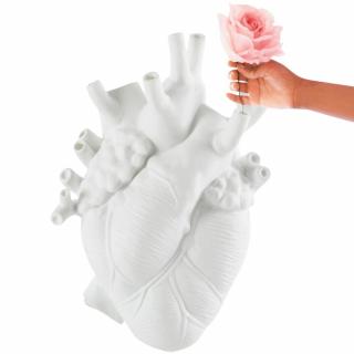 Váza LOVE IN BLOOM 60 cm, fali, fehér, Seletti