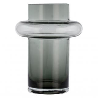 Váza TUBE 20 cm, füstölt üveg, Lyngby Glas