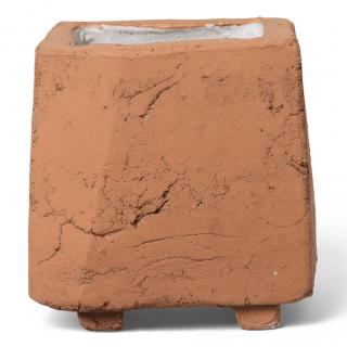 Virágcserép KURINU 16 cm, barna, terrakotta, kemény LIVING