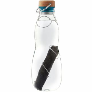 Vizes palack EAU GOOD 650 ml, óceán, üveg, Black+Blum