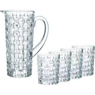 Vizespohár BOSSA NOVA 330 ml, 4 db szett, kannával, üveg, Nachtmann