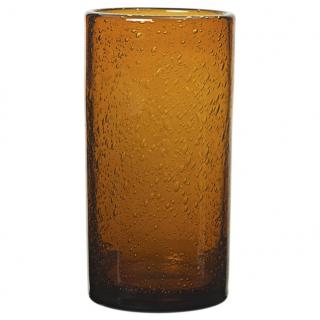 Vizespohár OLI 220 ml, borostyánsárga, üveg, kemény LIVING