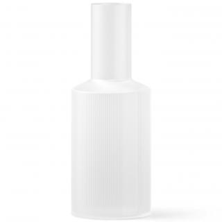 Vízkaraffa RIPPLE 1 l, fehér, üveg, ferm LIVING