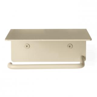 WC-papír tartó DORA 14 cm, kasmír, rozsdamentes acél, kemény LIVING