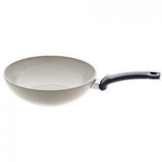 Wok CERATAL 28 cm, bézs, alumínium, Fissler