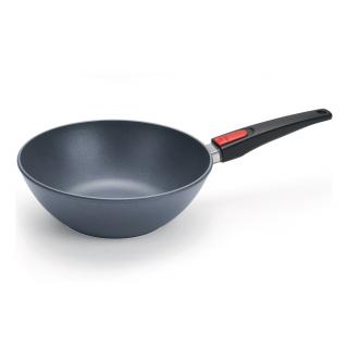 Wok DIAMOND LITE 26 CM, levehető fogantyúval, titán bevonattal, WOLL