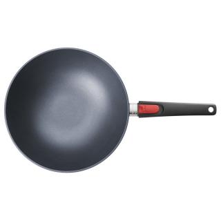 Wok DIAMOND LITE 30 cm, indukcióhoz, levehető fogantyúval, titán bevonattal, WOLL