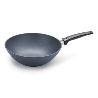 Wok DIAMOND LITE 30 cm, indukciós, rozsdamentes acél fogantyúval, titán bevonattal, WOLL