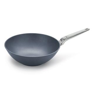 Wok DIAMOND LITE PRO 30 cm, indukciós, rozsdamentes acél fogantyúval, titán bevonattal, WOLL