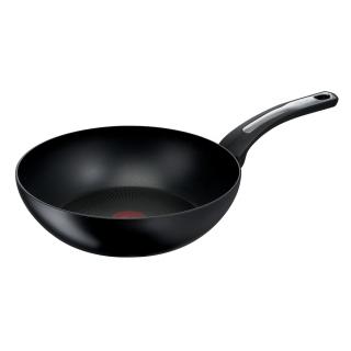 Wok SELECTION 28 cm, fekete, alumínium, Tefal