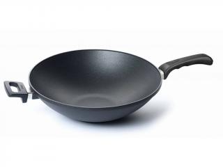 Wok TITANIUM NOWO 32 cm, fogantyúval, titánium, WOLL