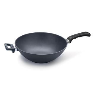 Wok TITANIUM NOWO 32 cm, indukcióhoz, titánium, WOLL