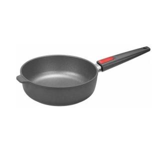 WOLL TITANIUM NOWO mély serpenyő, 24 cm, indukcióhoz, levehető fogantyúval, titán