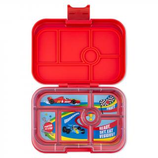 Yumbox ORIGINAL 6 uzsonnás doboz, 625 ml, versenyautós, műanyag