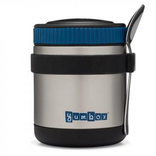 Yumbox ZUPPA uzsonnás doboz, 415 ml, fekete, rozsdamentes acél