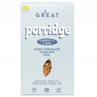 Zabpehely 400 g, csokoládé és mogyoró, GR'EAT GRANOLA