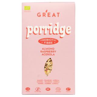 Zabpehely 400 g, málna és mandula, GR'EAT GRANOLA