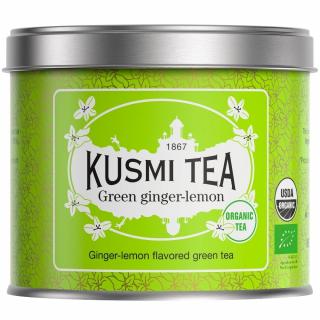 Zöld tea GINGER LEMON, 100 g tea dobozban, Kusmi Tea