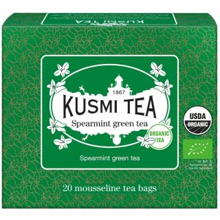 Zöld tea mentával, 20 muszlin teafilter, Kusmi Tea
