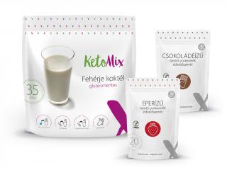 KetoMix fehérje koktél 1050 g (35 adag) 1. ízesítés a koktélhoz:: málna, 2. ízesítés a koktélhoz:: kávé