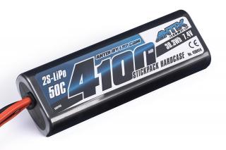 ANTIX by LRP 4100mAh - 7,4V - 50C LiPo akkumulátor Stickpack kemény tok - Tamiya konektor